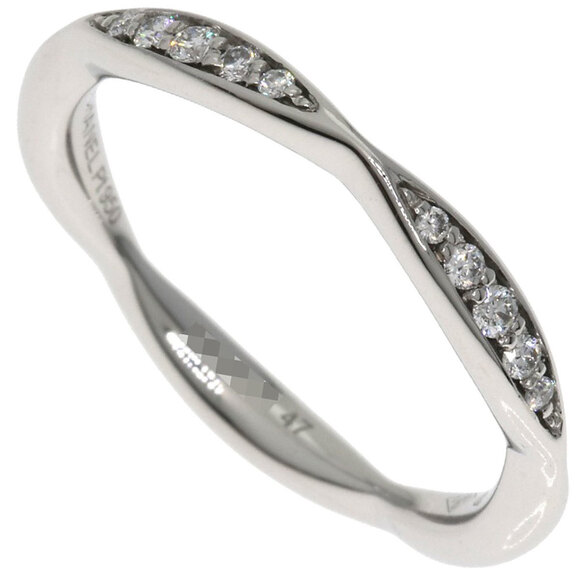 CHANEL Platinum Diamond Ring #47 - Picture 1 of 7